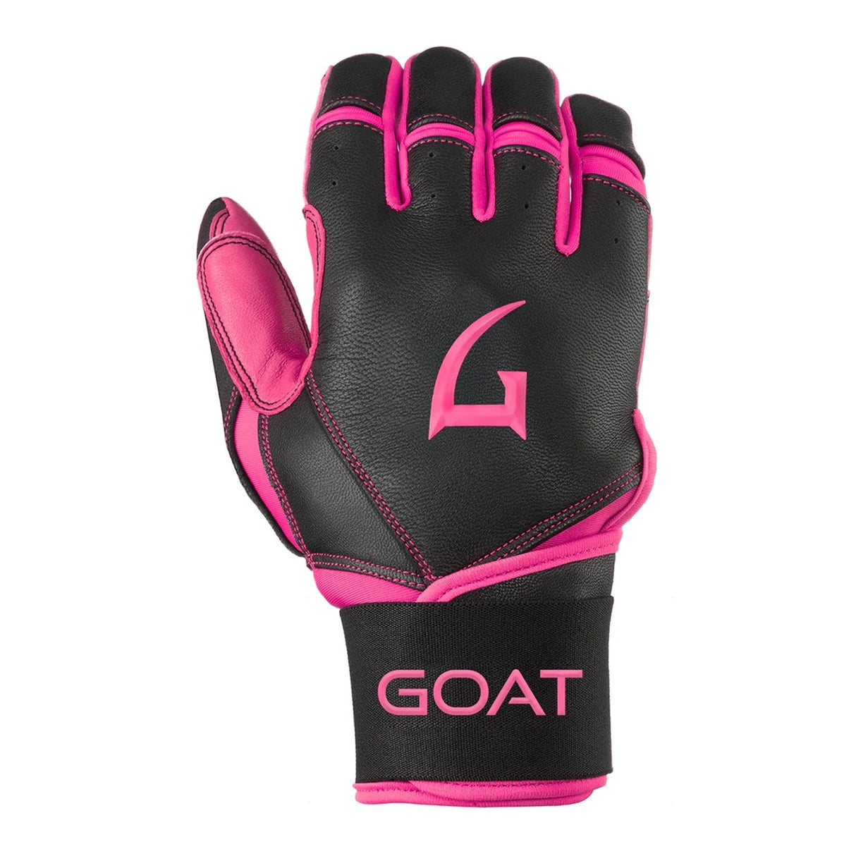 Origin Series Long Cuff Black and Pink Batting Gloves