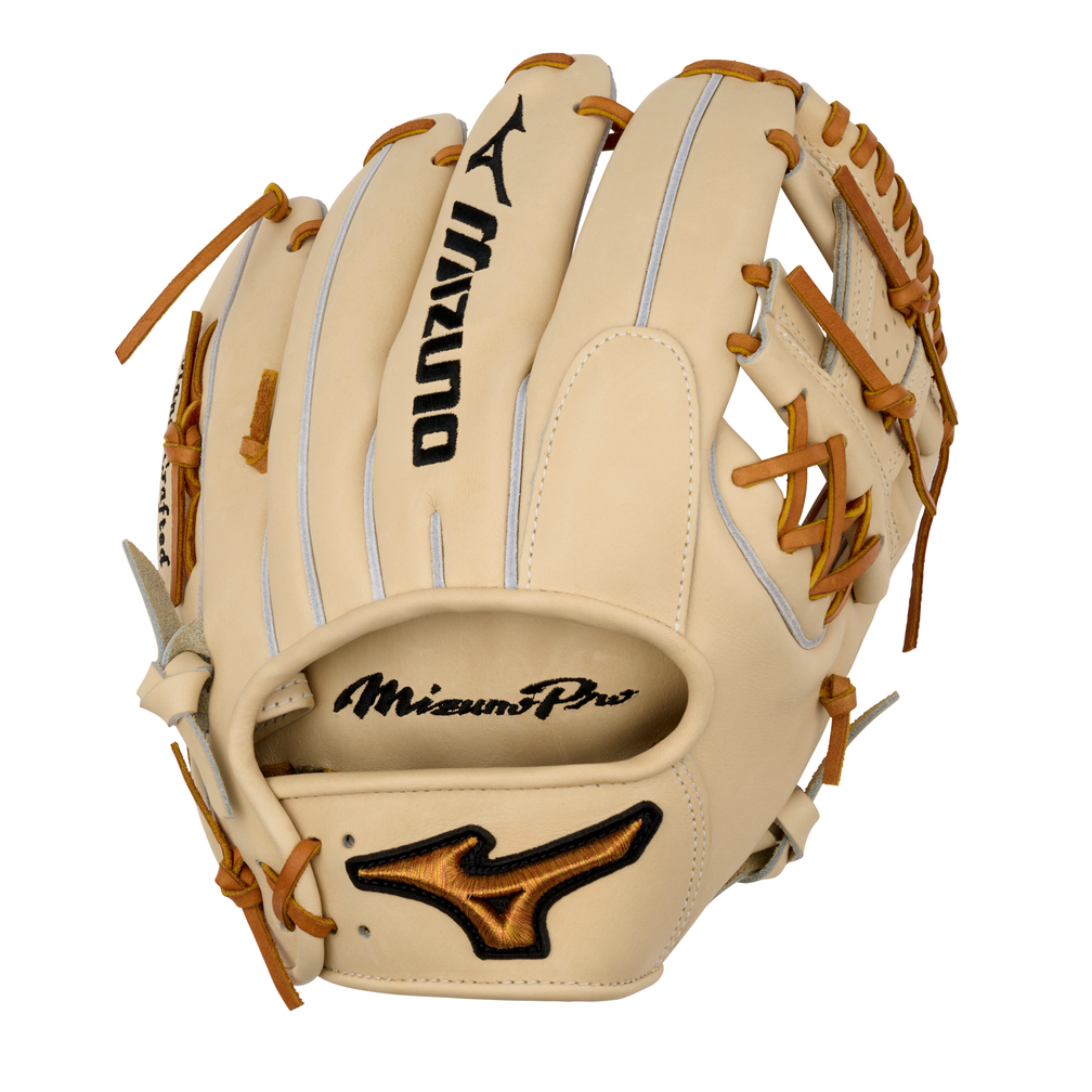 Mizuno Pro, Premium Infielder Baseball Glove, 11.5", Shallow Pocket, Deep 3 N Web