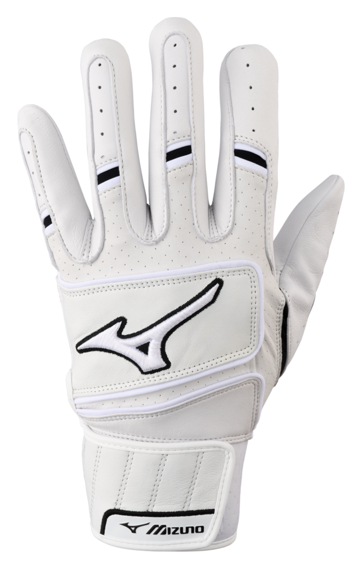 Mizuno Pro Select Batting Gloves - White