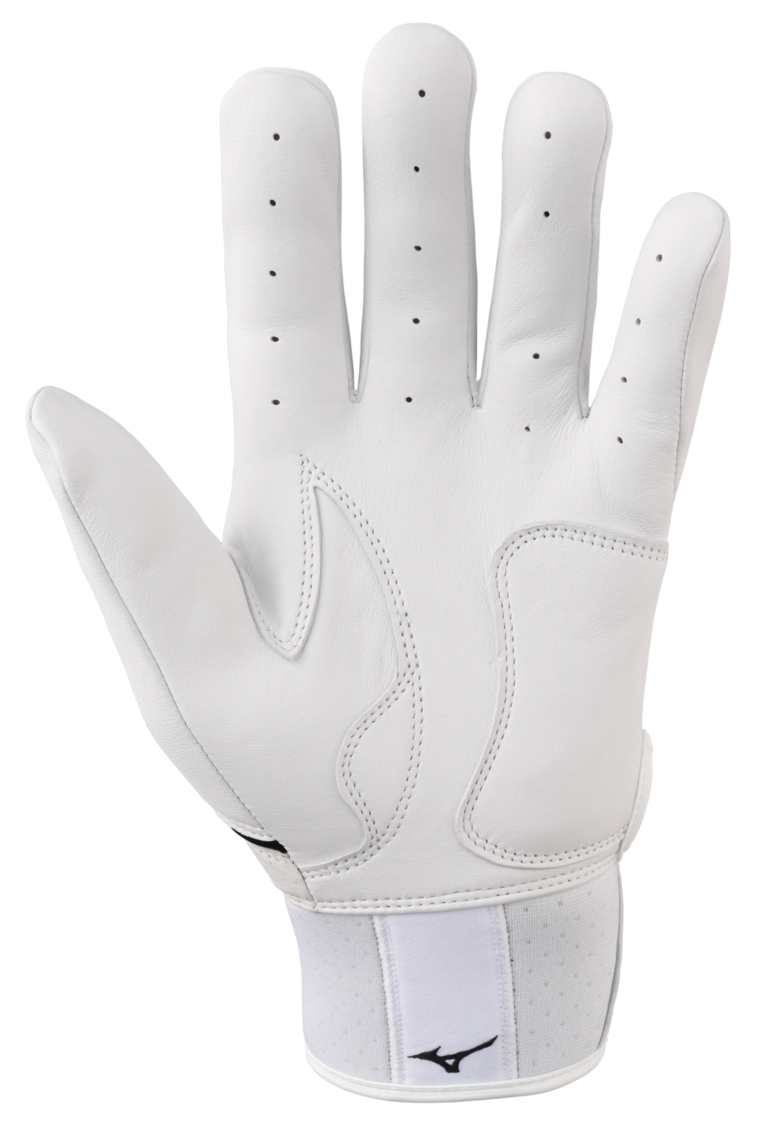 Mizuno Pro Select Batting Gloves - White
