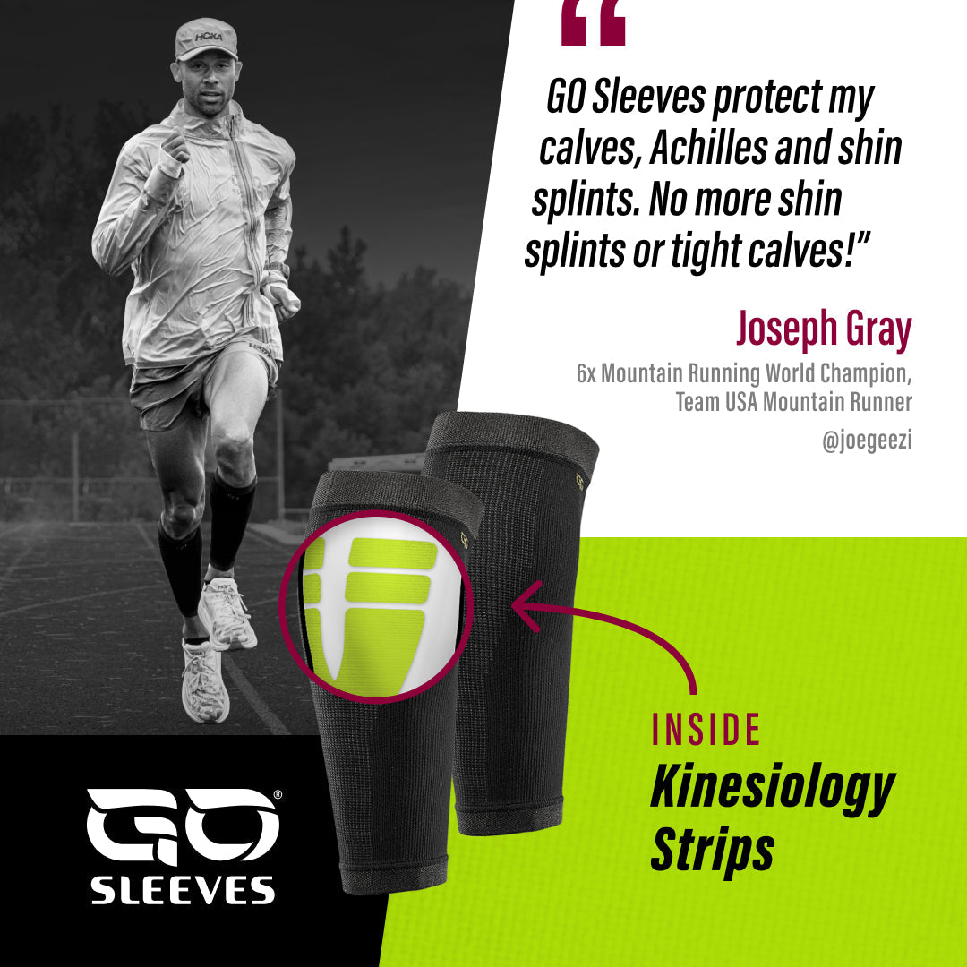 GO Kinesiology + Compression Calf Sleeves