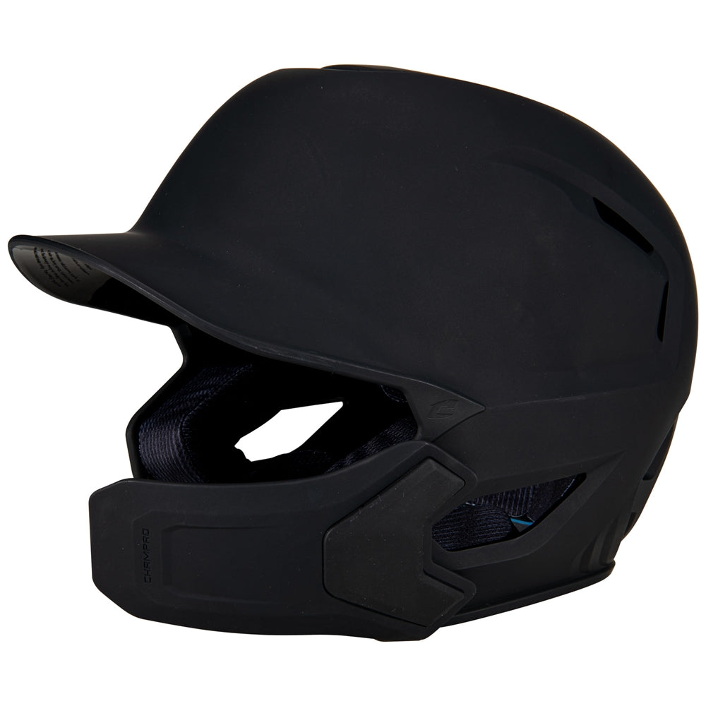 Batting Helmet with Jaw Guard - Matte