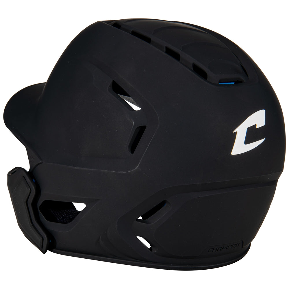 Batting Helmet with Jaw Guard - Matte