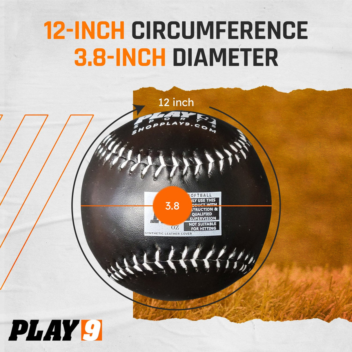 12" Softball Leather Weighted Balls