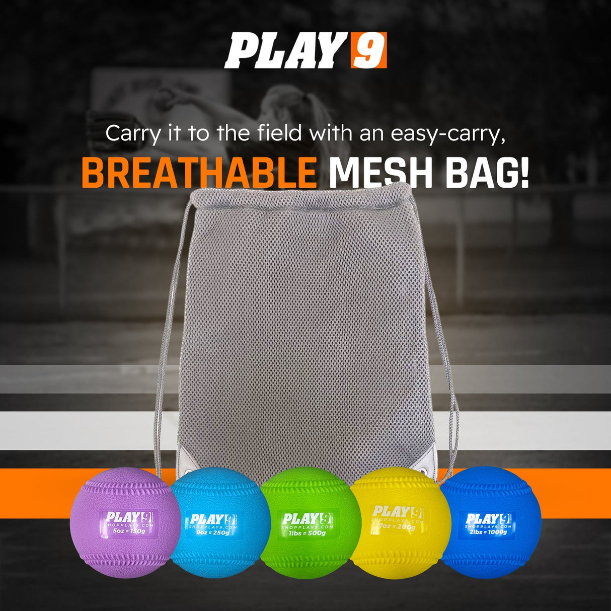 Softball Plyo Ball Pitching Set