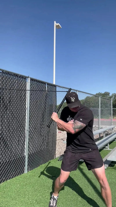 Power Swing Pro Bundle - Baseball & Softball Swing Trainer - 2 Attachment Points - Includes 4 Week Bat Speed Accelerator Program