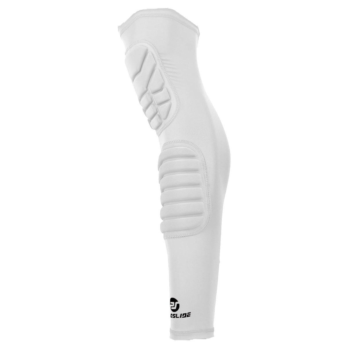 ProSlide EXTRA Padded Compression Shin and Knee Sleeve - White