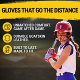 Legacy Series Short Cuff Electric Blue and Red Batting Gloves