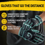 Origin Series Short Cuff Black and Mint Batting Gloves