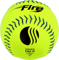 Senior Slowpitch Leagues will knock it out of the park with this ball. Sold by the dozen. The Fire Slowpitch Softball is non-licensed for any recreational, pick up softball game.