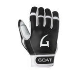 Origin Series Short Cuff Black and White Batting Gloves