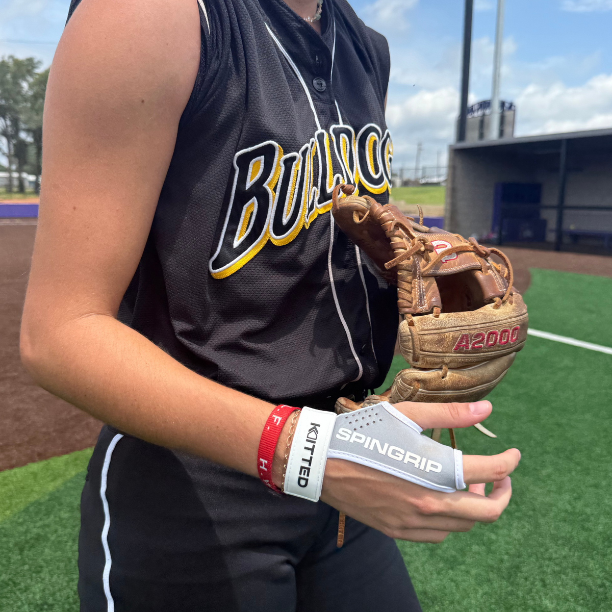 SpinGrip Softball Throwing Training Glove