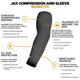 Jax | Restore Recovery Premium Arm Sleeve - Grey