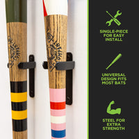 HIDEit VBat Pro | Vertical Baseball Bat Wall Mount