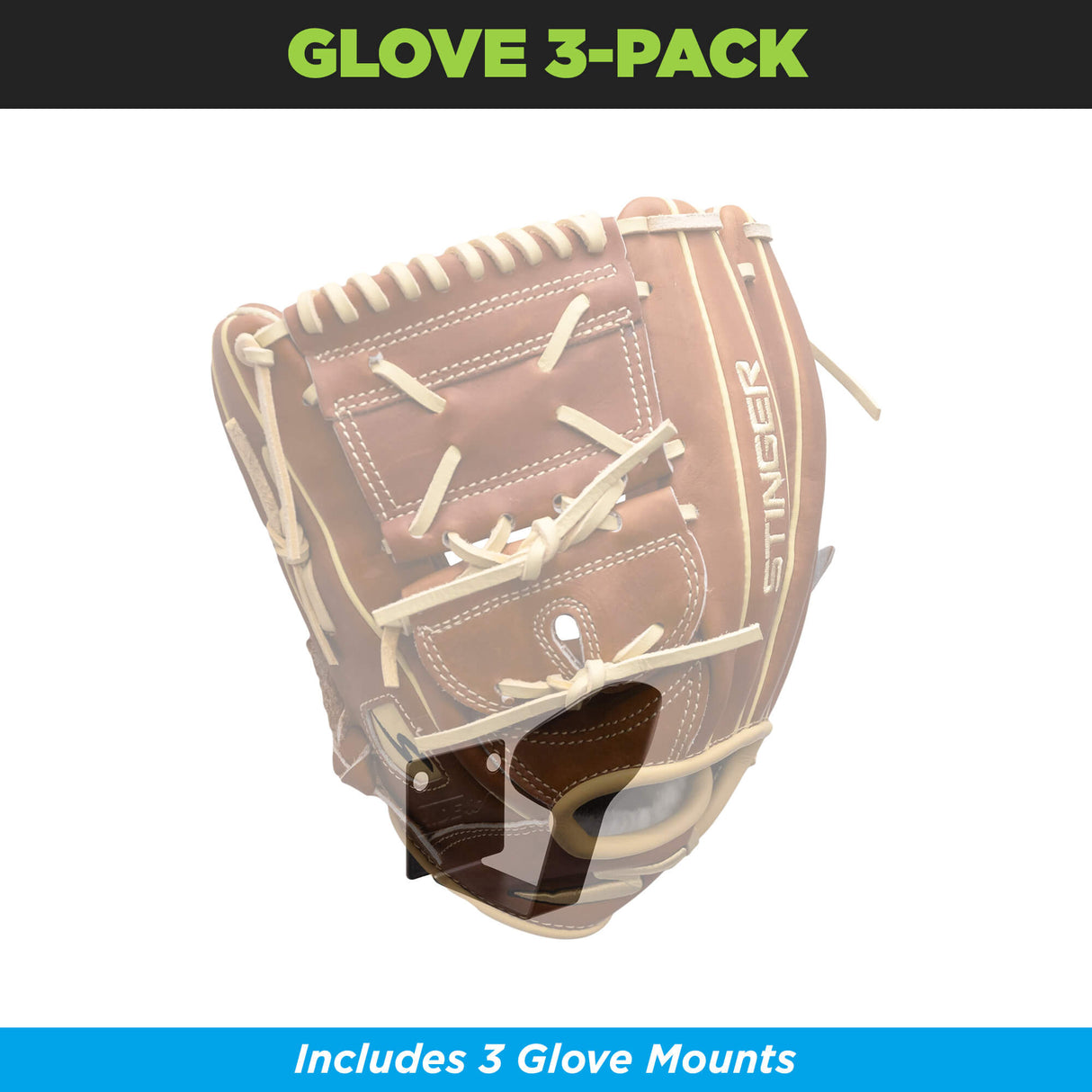 HIDEit Glove | Universal Baseball Glove Mount