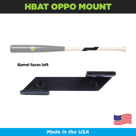 HIDEit HBat | Horizontal Baseball Bat Mount