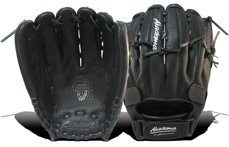 Akadema Steerhide fielder's mitt in black