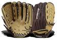 Akadema Steerhide fielder’s mit in beige and brown