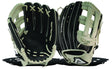 Akadema torino fielder's mitt in black and grey