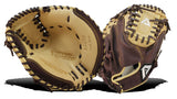 Akadema Prodigy Series catcher’s mitt in beige and brown