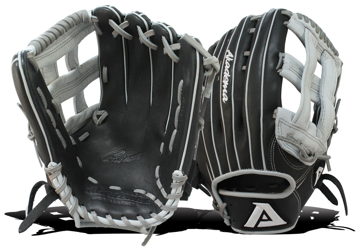 Akadema Professional fielder’s mitt in black and grey