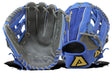 Akadema Rookie Series fielder’s mitt in grey and blue