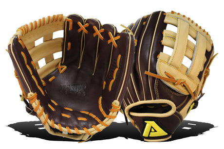 Akadema Torino fielder’s mitt in beige and brown