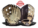 The Akadema ASF 414 (12") Glove features ProSoft Select leather, H-Web, and a versatile design for outfield, pitcher, and infield positions