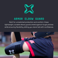 Axe Armor Elbow Guards - Ice Cap White