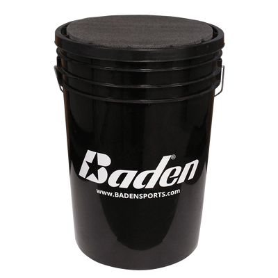 Carry your baseballs or softballs from field to field in this durable bucket. The padded cover also doubles as an extra seat.