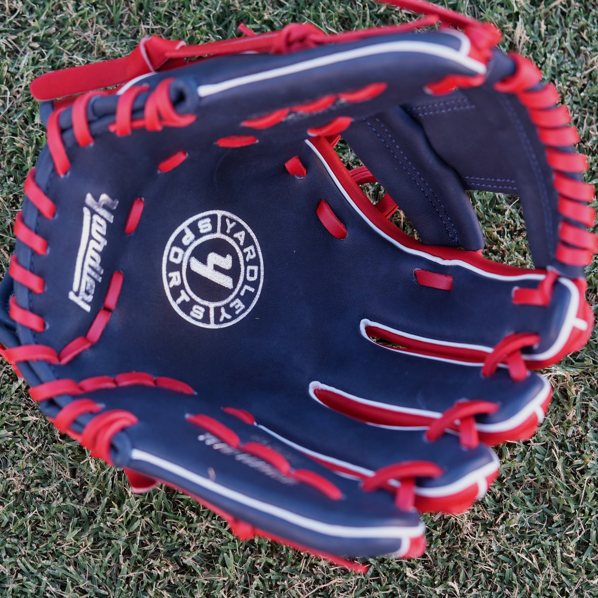 Y1 - 279 Navy Blue and Red I-Web 11.50”