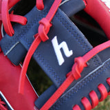 Y1 - 279 Navy Blue and Red I-Web 11.50”