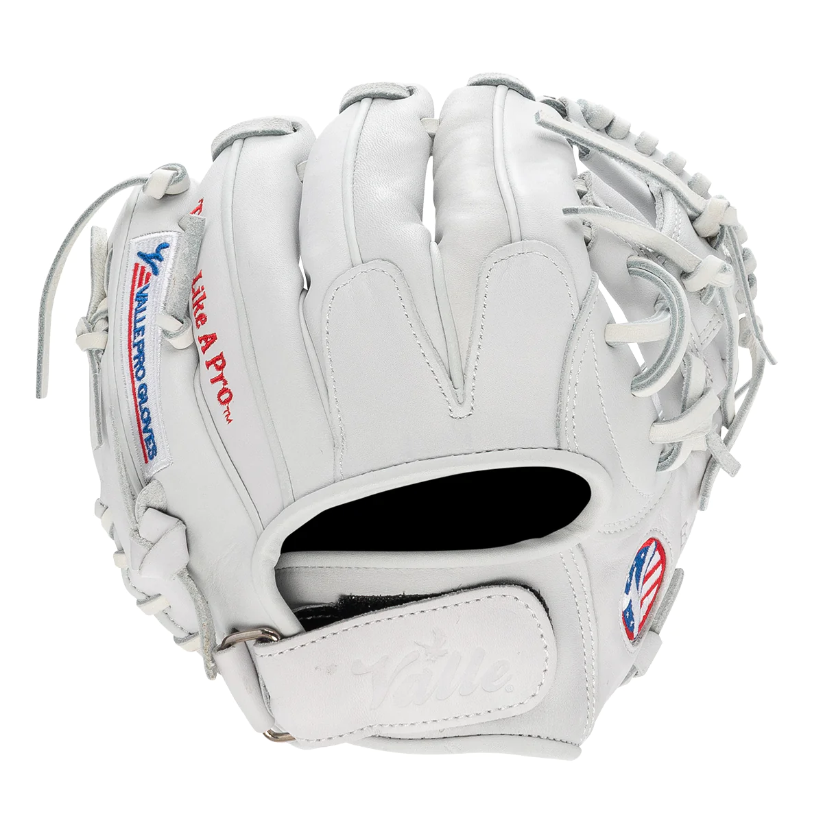 Valle Pro Series training glove, fielder's mitt, back view