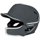 Batting Helmet with Jaw Guard - Two Tone Matte