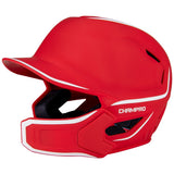 Batting Helmet with Jaw Guard - Two Tone Matte
