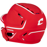 Batting Helmet with Jaw Guard - Two Tone Matte