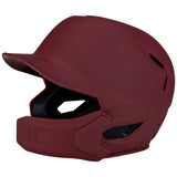 Batting Helmet with Jaw Guard - Matte