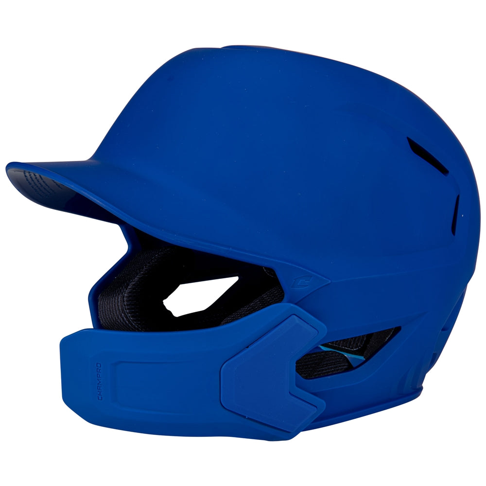 Batting Helmet with Jaw Guard - Matte