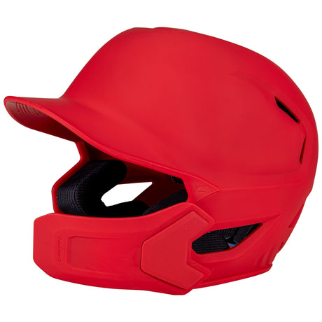 Batting Helmet with Jaw Guard - Matte
