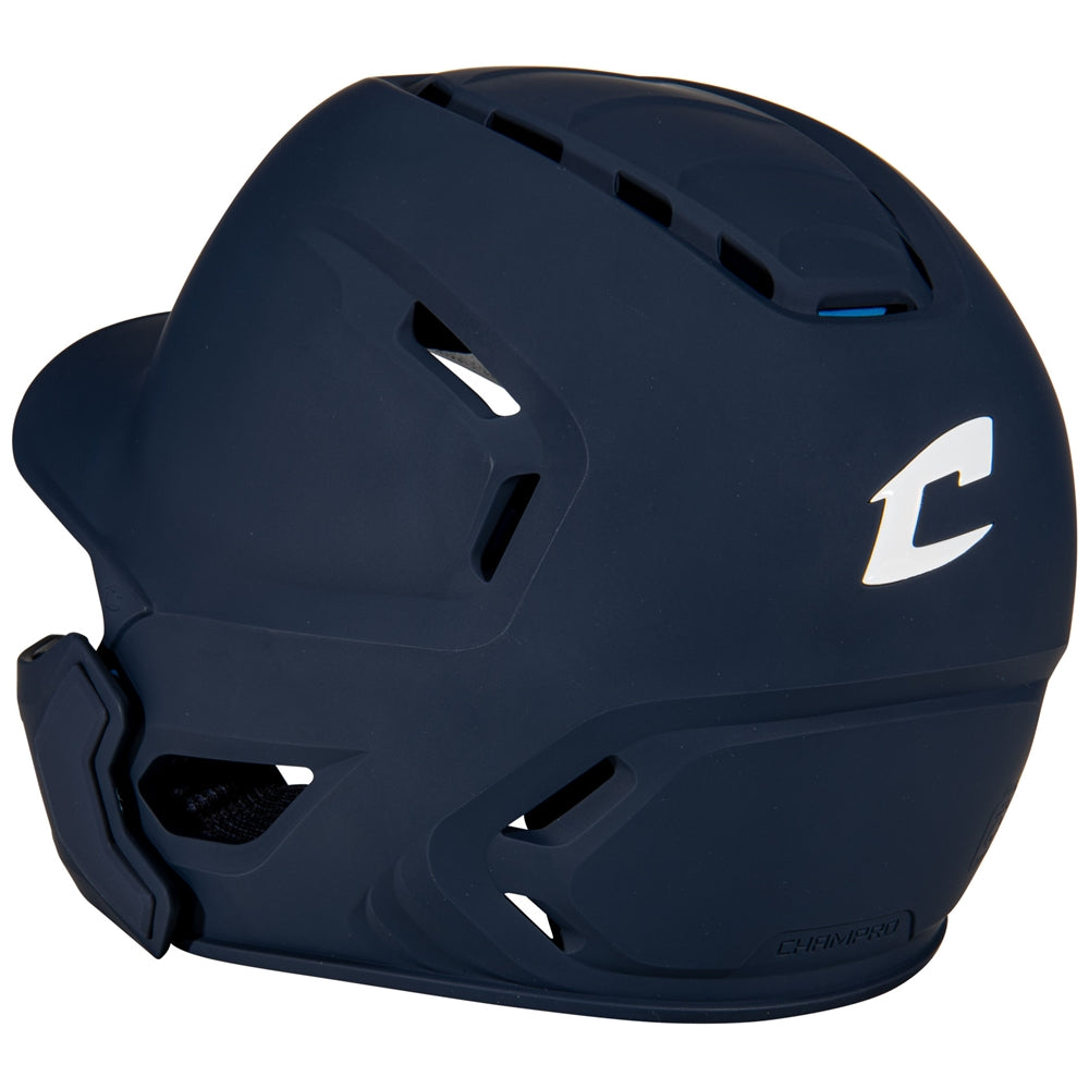 Batting Helmet with Jaw Guard - Matte