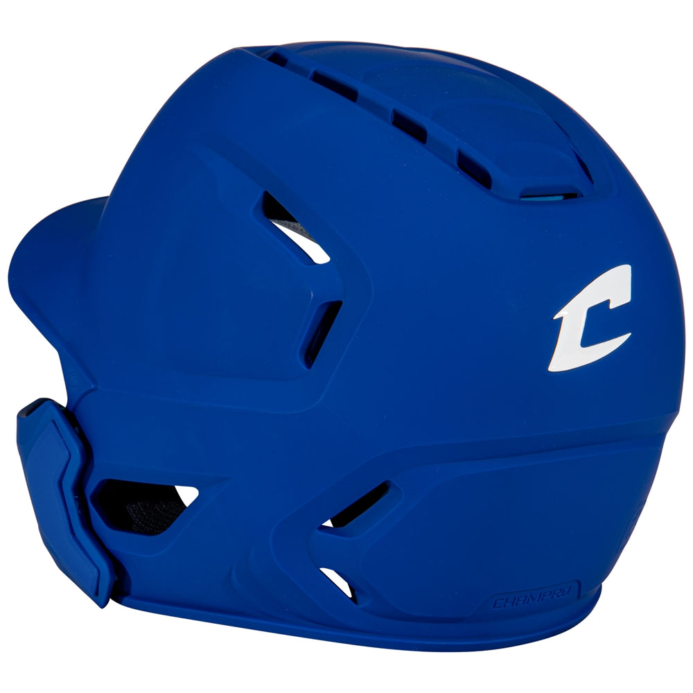 Batting Helmet with Jaw Guard - Matte