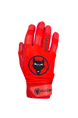 Howler Red Batting Gloves back