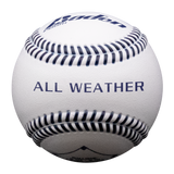 Introducing our brand-new All-Weather One-Piece Practice Baseball, designed with a durable, single-piece construction to withstand the rigors of intense training. All Weather Logo featured