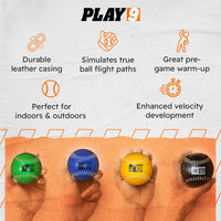12" Softball Leather Weighted Balls
