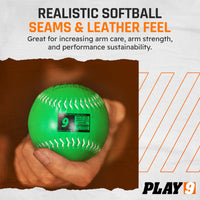 12" Softball Leather Weighted Balls