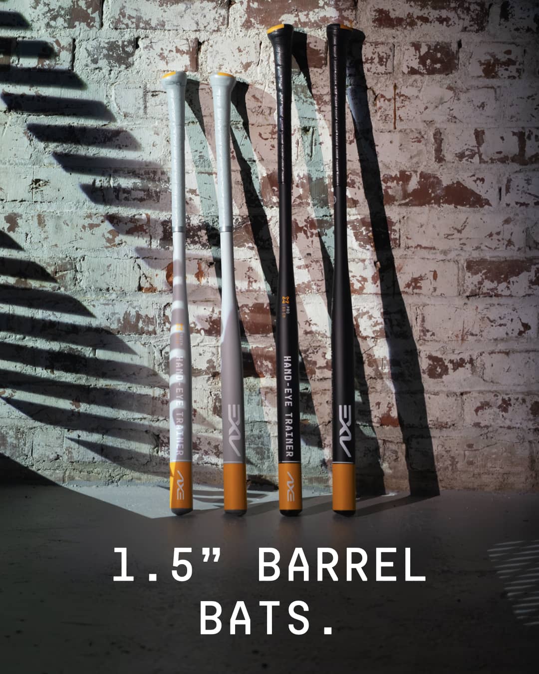 Axe Hand-Eye Training Bats - 1.5" Barrel