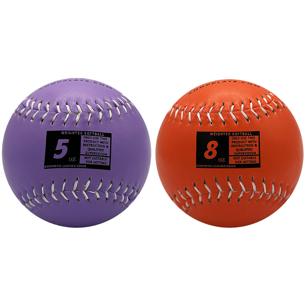 11" Softball Leather Weighted Balls Youth