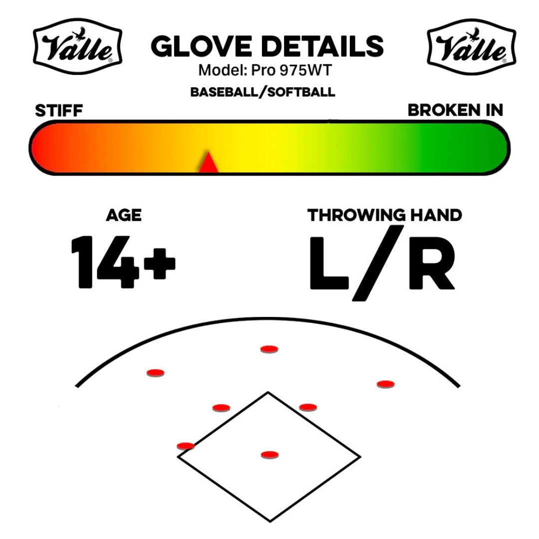 Glove details for Valle Pro 975WT