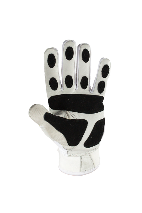 VukGripz Prowler white batting gloves palm