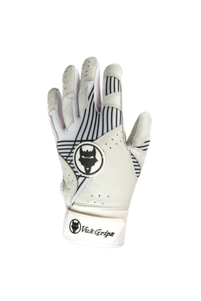 VukGripz Prowler white batting gloves
